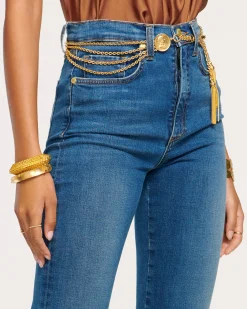 Sale Ramy Brook Tyra High Waisted Flare Jean