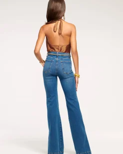 Sale Ramy Brook Tyra High Waisted Flare Jean