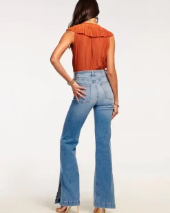 Sale Ramy Brook Tyra High Waisted Flare Jean