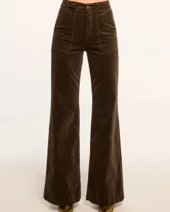 Online Ramy Brook Velvet Theodora Wide Leg Jean