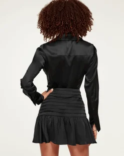 Best Ramy Brook Victoria Silk Button Down Blouse