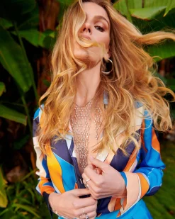 Best Ramy Brook Victoria Silk Button Down Blouse