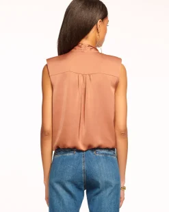 Online Ramy Brook Winnet V-Neck Sleeveless Top