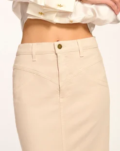 New Ramy Brook Xavier Denim Maxi Skirt