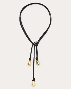 Fashion Ramy Brook Yara Suede Tie Necklace