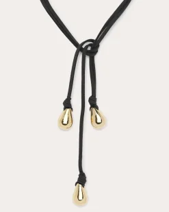 Fashion Ramy Brook Yara Suede Tie Necklace