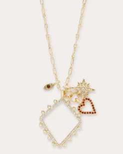 Sale Ramy Brook Zena Charm Necklace Gold