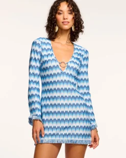 Online Ramy Brook Zig Zag Cassie Coverup Mini Dress