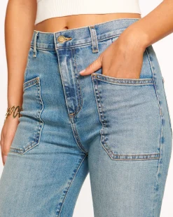 Online Ramy Brook Zoey Wide Leg Jean Lightwash