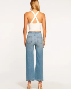 Online Ramy Brook Zoey Wide Leg Jean Lightwash